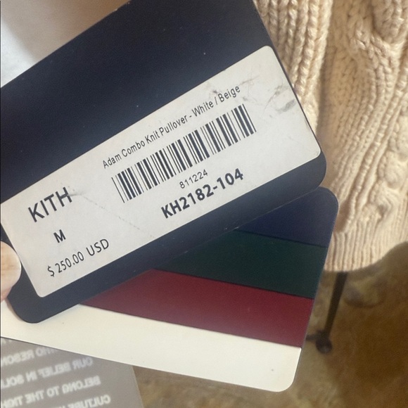 KITH NWT White and Tan Hoodie - Picture 3 of 3